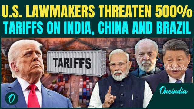 BREAKING: U.S Lawmakers Push 500% Tariffs On India, China & Brazil Over Russian Oil |Trump Gone Mad?