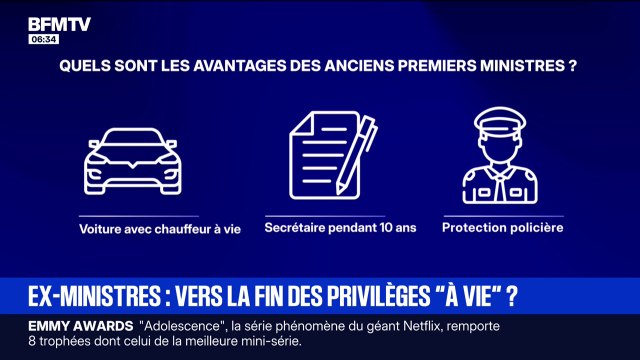 Voiture avec chauffeur, secrétaire, protection policière... Sébastien Lecornu veut s'attaquer aux privilèges des anciens Premiers ministres
