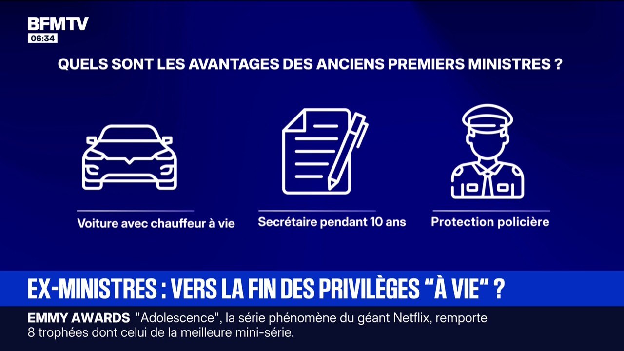Voiture avec chauffeur, secrétaire, protection policière... Sébastien Lecornu veut s'attaquer aux privilèges des anciens Premiers ministres