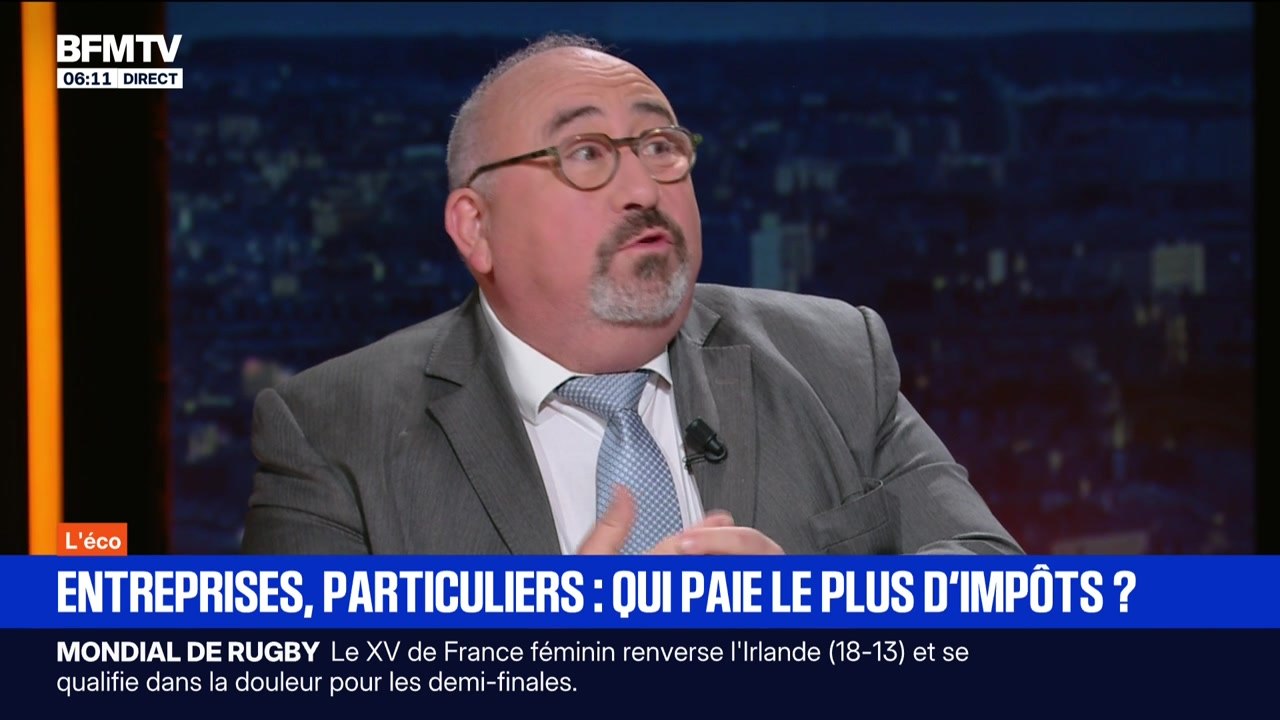 BFM Conso : Entreprises et particuliers, qui paie le plus d'impôts ? - 15/09