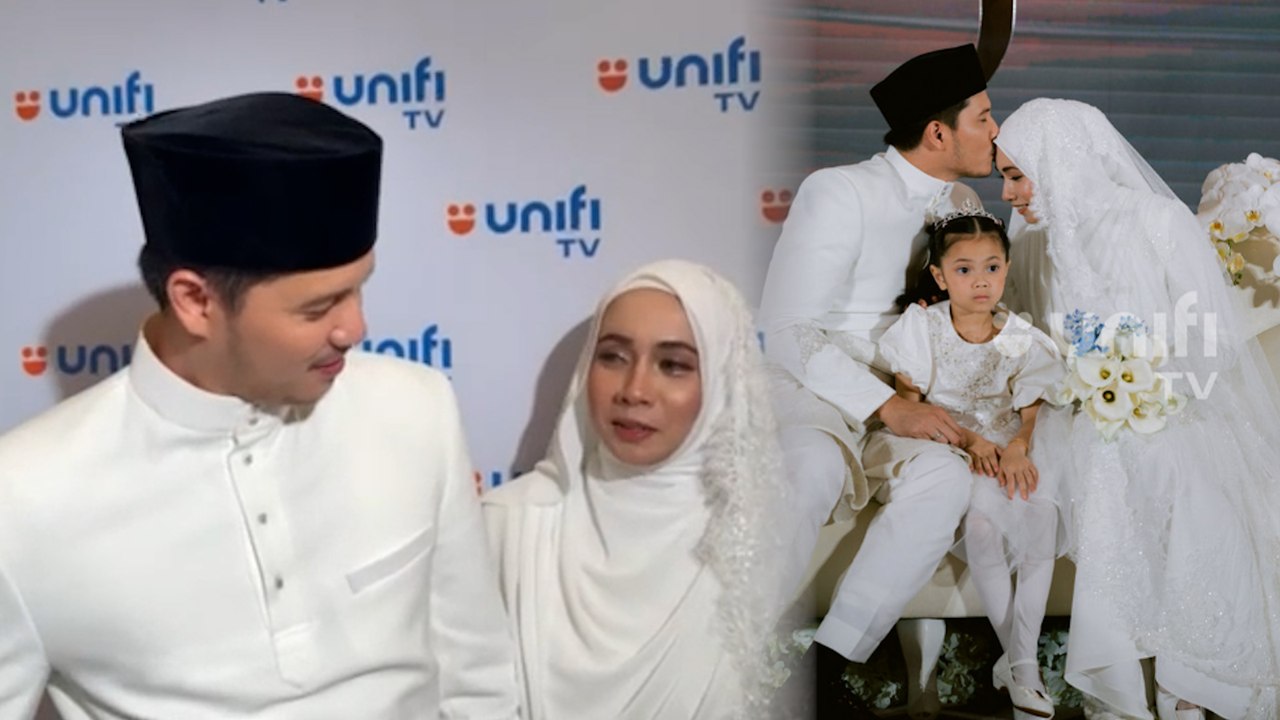 Fattah Amin syukur kembali bergelar suami, Amira Othman pula dah sedia jadi ibu tiri