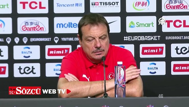 Ergin Ataman'dan 7 cümlelik basın toplantısı