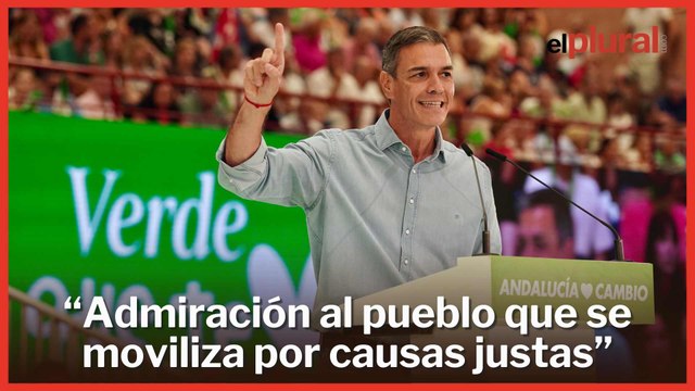 Sánchez reconoce a los deportistas de La Vuelta pero admira al pueblo que se moviliza