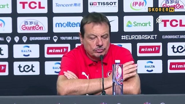 A Milli Basketbol Takımı Başantrenörü Ergin Ataman'ın açıklamaları