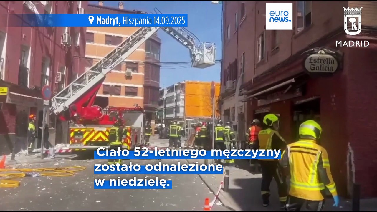 Madryt: jedna osoba nie żyje, 25 rannych po wybuchu w barze