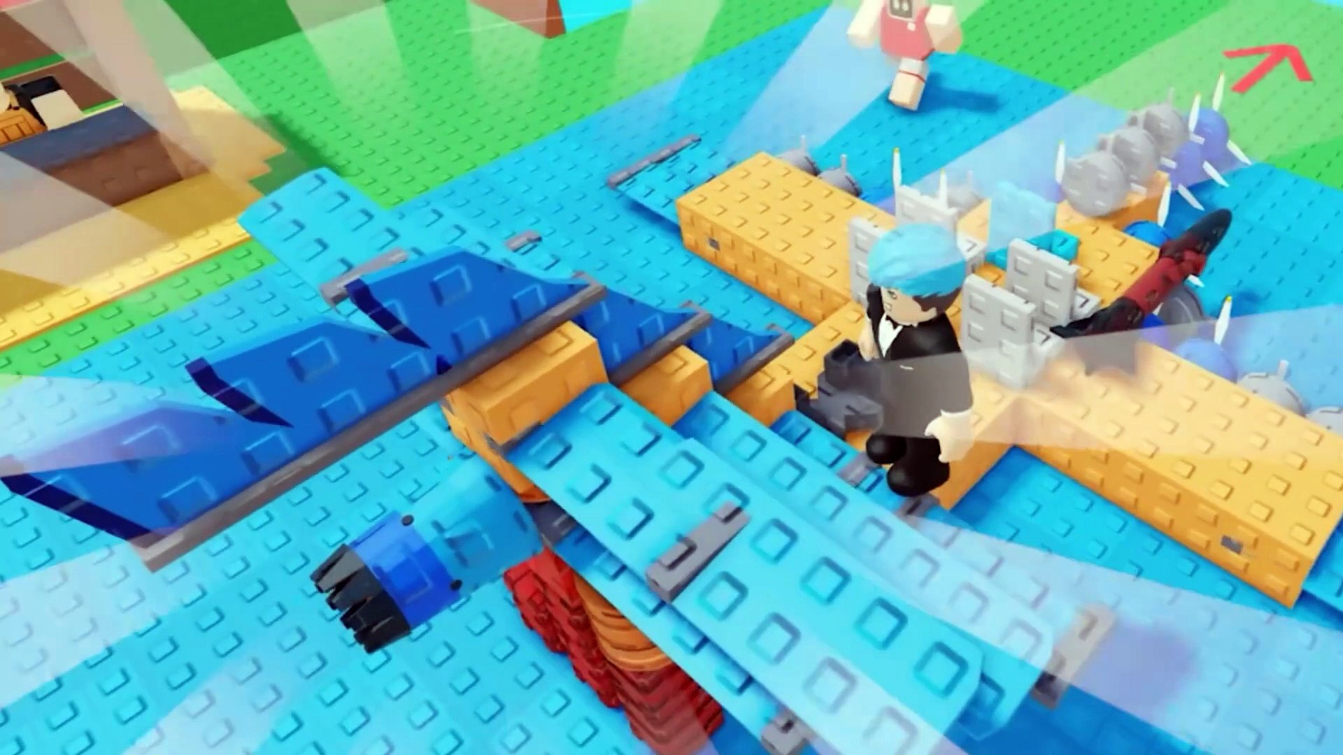 ⁣Flying Balloon: Roblox Rescue With Style!