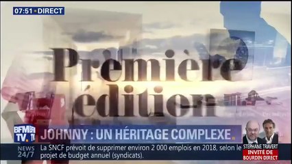 Johnny Hallyday – 14 Décembre 2017 | BFM TV – Héritage complexe et débats familiaux