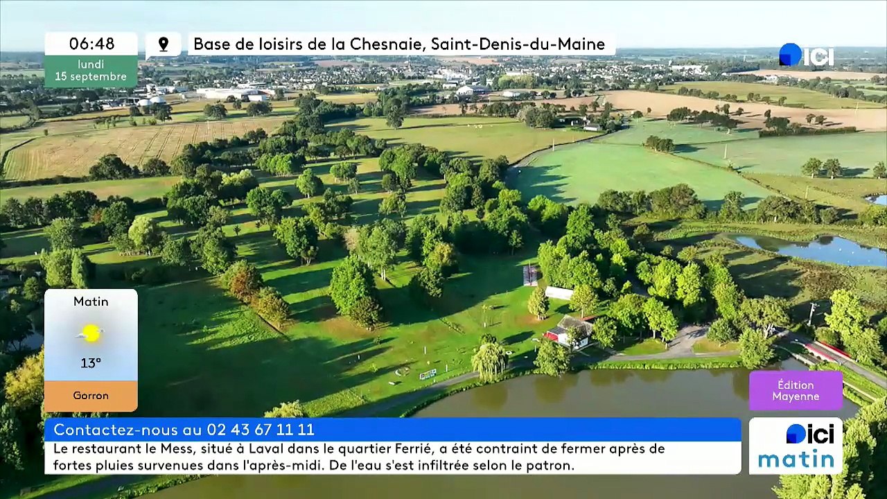 15/09/2025 - ici matin par ici Mayenne en vidéo