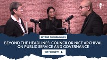 Councilor Nice Archival on Public Service and Governance