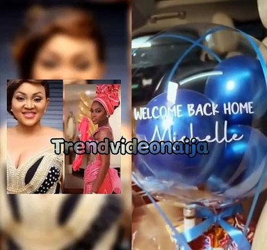 Actress mercy Aigbe welcomes her daughter Michelle home. Trendvideonaija, Trend video Naija, Trending videos, Online videos, Latest trending videos, Trending news, Music videos, Comedy videos, World news, Trending news, Viral videos
