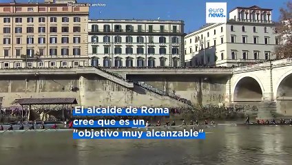 El alcalde de Roma anuncia un proyecto para limpiar el río Tíber y permitir el baño