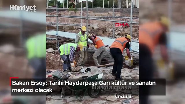 Bakan Ersoy: Tarihi Haydarpaşa Garı kültür ve sanatın merkezi olacak