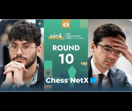 Firouzja vs Giri | Strategic Draw at the Top | Round 10 | FIDE Grand Swiss 2025