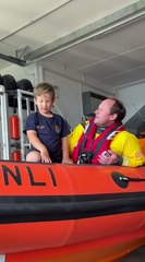 Dad Ross King asking Dylan questions about why he wanted to do the row