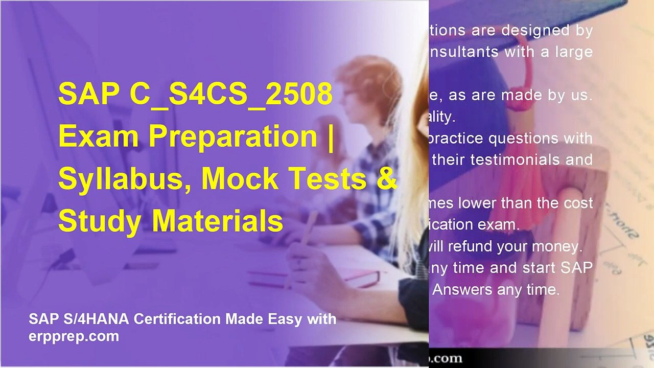 SAP C_S4CS_2508 Exam Preparation | Syllabus, Mock Tests & Study Materials