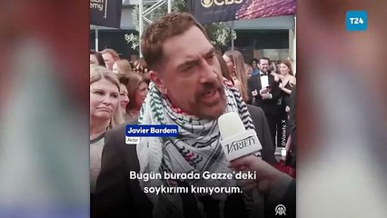 Oscarlı İspanyol oyuncu Bardem, Gazze'deki soykırımı destekleyen bir filmde çalışmayacağını söyledi
