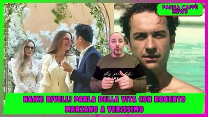 Naike Rivelli parla della vita con Roberto Marzano a Verissimo