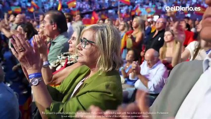 "Psicópata, chulo de putas", "la primera medida es Sánchez a la cárcel": los insultos  en el acto de ultras que presidió Abascal