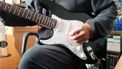 Guitar Practice - And I love her by The Beatles, sang by a tribute artist