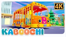 Wheels On The Bus 🚍 | 4K Nursery Rhymes & Kids Songs | Baby Songs for Children