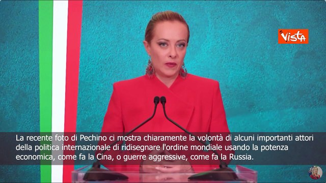 Meloni a Europa Viva 2025: Putin non interessato a pace, continuare a fornire aiuti a Kiev