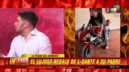 L-Gante selló la paz con su papá con un regalo de 60 mil dólares