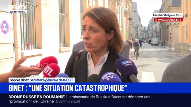 Sophie Binet a demandé l'abrogation de la réforme des retraites à Sébastien Lecornu