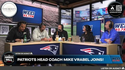 What did Vrabel see from Maye? What did Vrabel like from the defensive front 7?