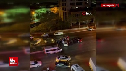 İstanbul'da yol verme kavgası: Biri kaçtı, diğeri kovaladı