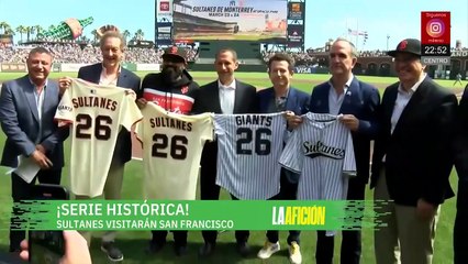 Sultanes de Monterrey y Gigantes anuncian juegos de exhibición en Estados Unidos