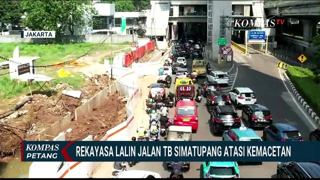 Uji Coba Rekayasa Lalu Lintas di TB Simatupang, Pemprov DKI Buka Ruas Tol Gratis | KOMPAS PETANG