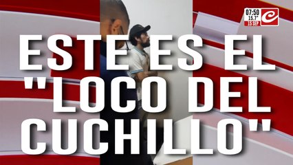 Así hablaba el "loco del cuchillo" que ingresó a los estudios de Crónica