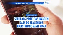 Casa do realizador vencedor de um Óscar Basel Adra alvo de buscas na Cisjordânia
