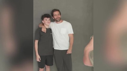 Adolescence star Owen Cooper fulfils dream of meeting idol Jake Gyllenhaal