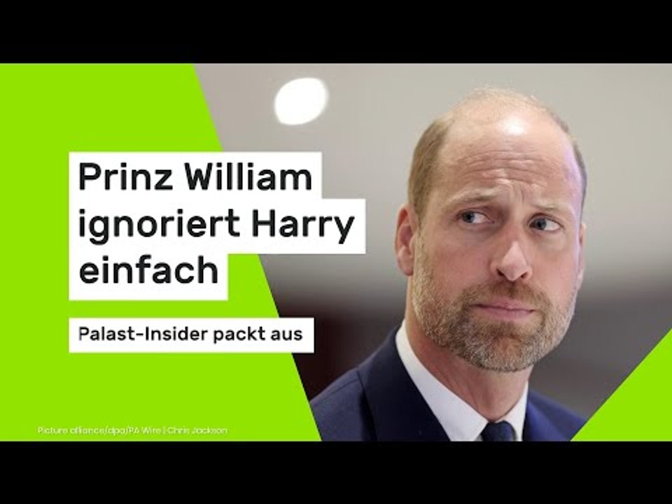 Prinz William ignoriert Harry einfach - Palast-Insider packt aus