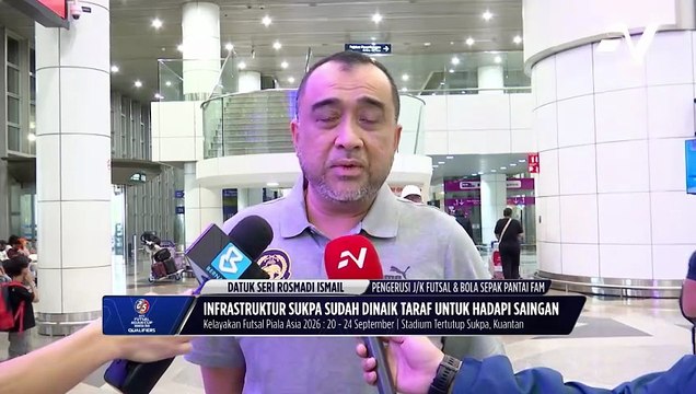 Skuad futsal negara sedia buru slot ke pusingan akhir Piala Asia 2025 di Indonesia