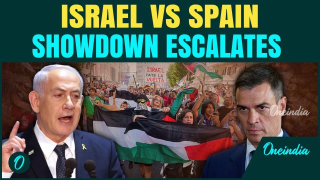 Israel BLASTS Spain as Pro-Palestine Protesters disrupt Vuelta Event | ‘Sanchez govt a DISGRACE!’