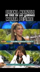 Oriana Marzoli no cree en las lágrimas de Marta Peñate