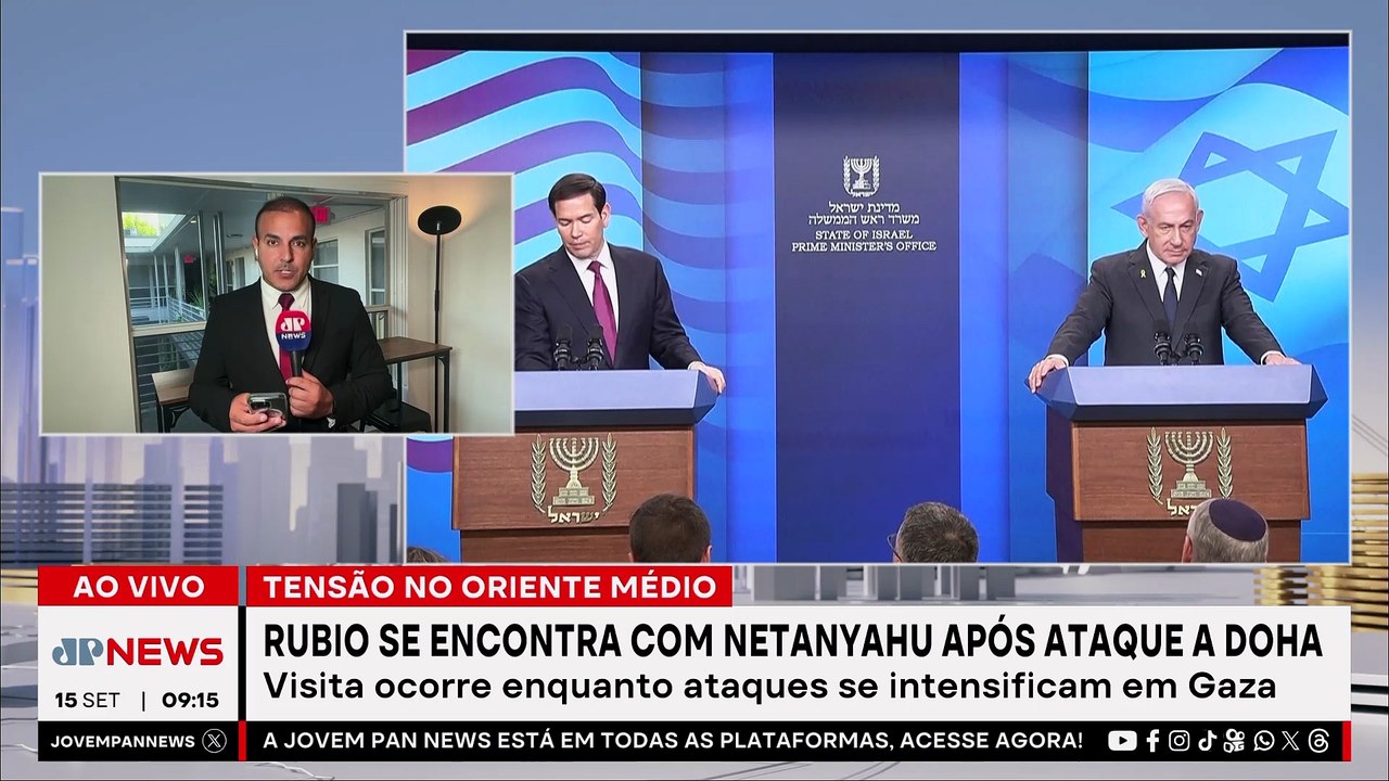 Rubio se reúne com Netanyahu após ofensiva em Doha