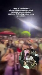 VIDEO: Rechazan presencia de Edman Lara en la Serenata por Cochabamba en el Cambódromo