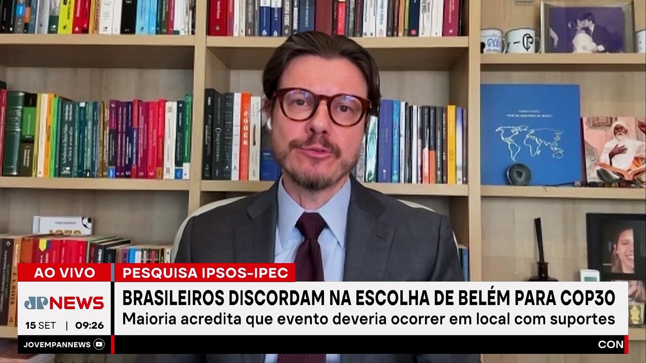 Pesquisa Ipsos-Ipec: 43% dos brasileiros rejeitam Belém como sede da COP 30; Motta e Thulio comentam