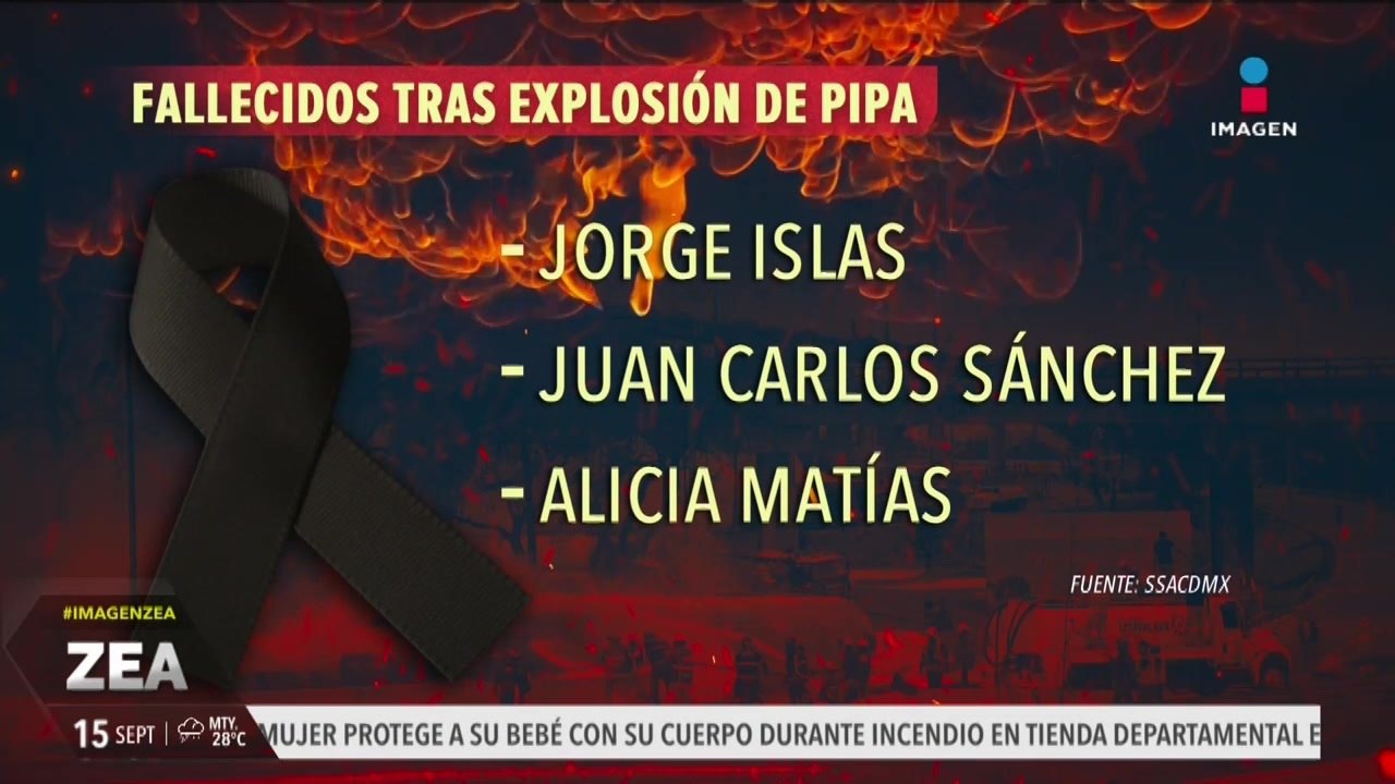 Aumenta a 13 los fallecidos por explosión de pipa, entre ellos Alicia, la abuelita heroína