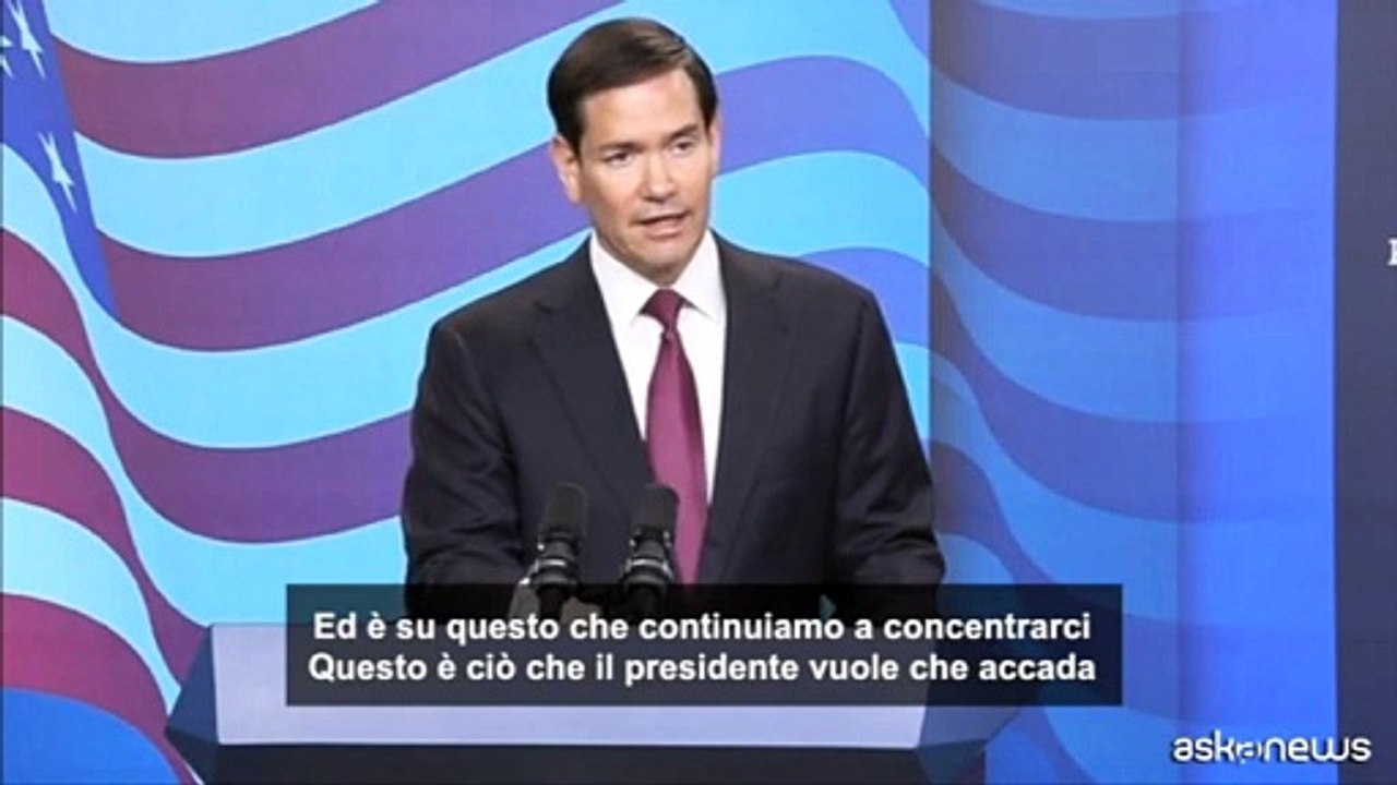 M.O., Rubio: ogni singolo ostaggio Gaza deve tornare a casa