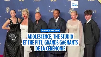 Emmys 2025 : Adolescence, The Pitt et The Studio triomphent et signent une édition record