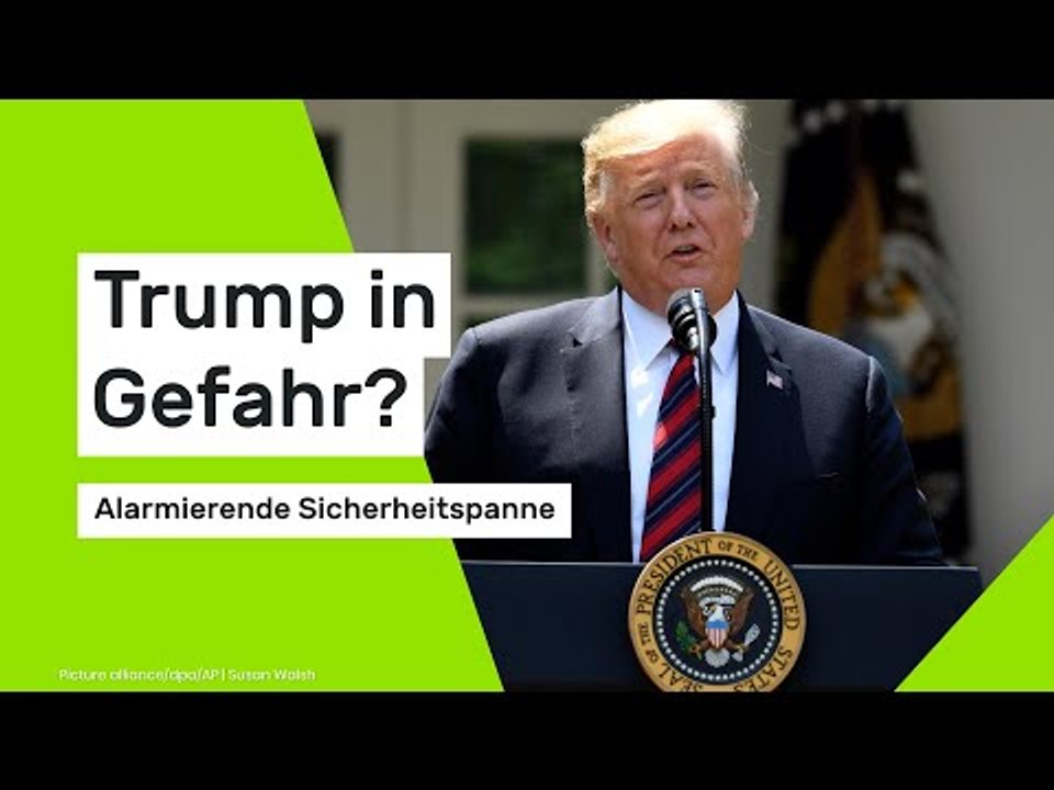 Donald Trump in Gefahr?: Alarmierende Sicherheitspanne