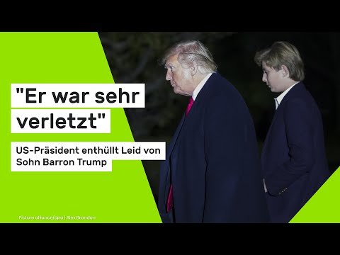Donald Trump: Er war sehr verletzt - US-Präsident enthüllt Leid von Sohn Barron Trump