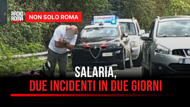 Due incidenti auto-moto in due giorni sulla Salaria per Roma