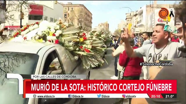 La muerte José Manuel De la Sota: histórico cortejo fúnebre