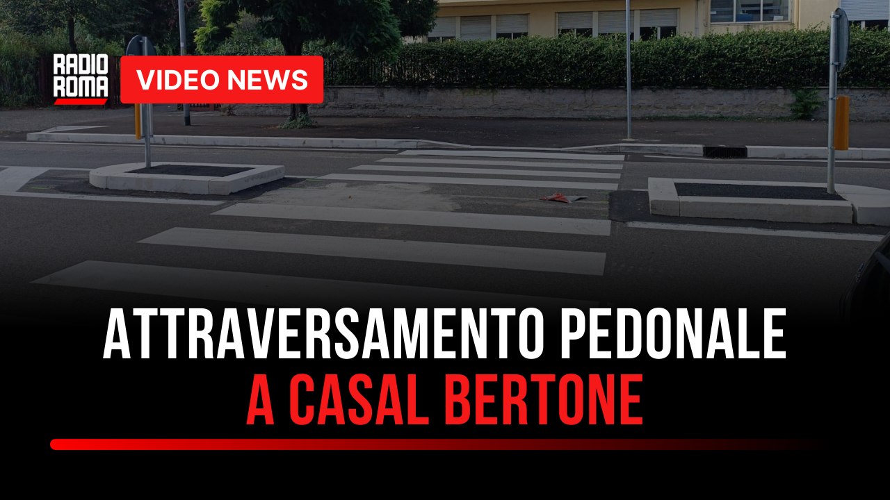 Casal Bertone, conclusi i lavori per la messa in sicurezza dell’attraversamento di fronte alla scuola Mattarella