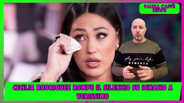 Cecilia Rodriguez rompe il silenzio su Ignazio a Verissimo
